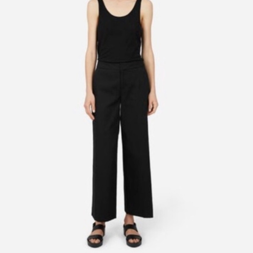 Everlane wide leg structure pants